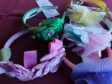 30 Pezzi Cerchietti per Capelli in Raso, Fascia per Capelli, Nastro 1cm, Fasce Sottili Fai Da Te per Ragazze e Donna