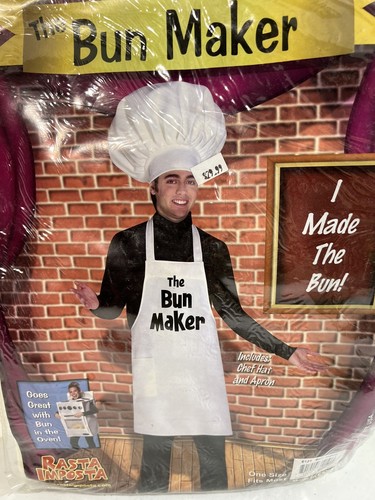Déguisement adulte Bun Maker - Rasta Imposta - Photo 2/4