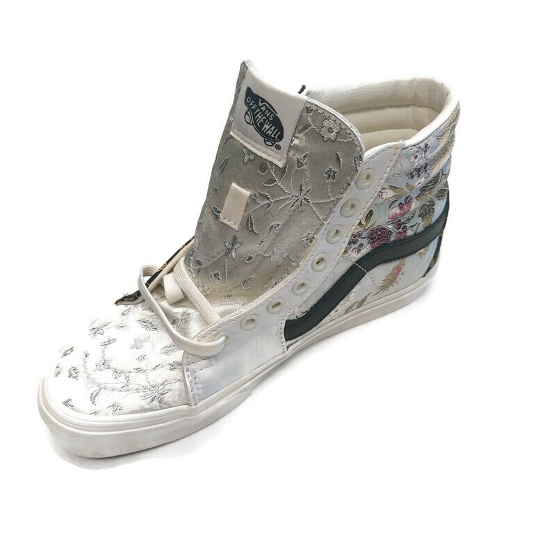 Vans Sk8-Hi Skateboard Shoes Mens Size Womens Floral Pattern