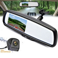 4.3" Car Rear View Mirror Monitor OEM No1 Bracket Backup Camera For Subaru Kia