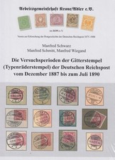 Die Versuchsperioden der Gitterstempel 1887 bis 1890 -- Arge-Literatur