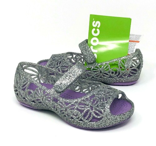 glitter jelly crocs