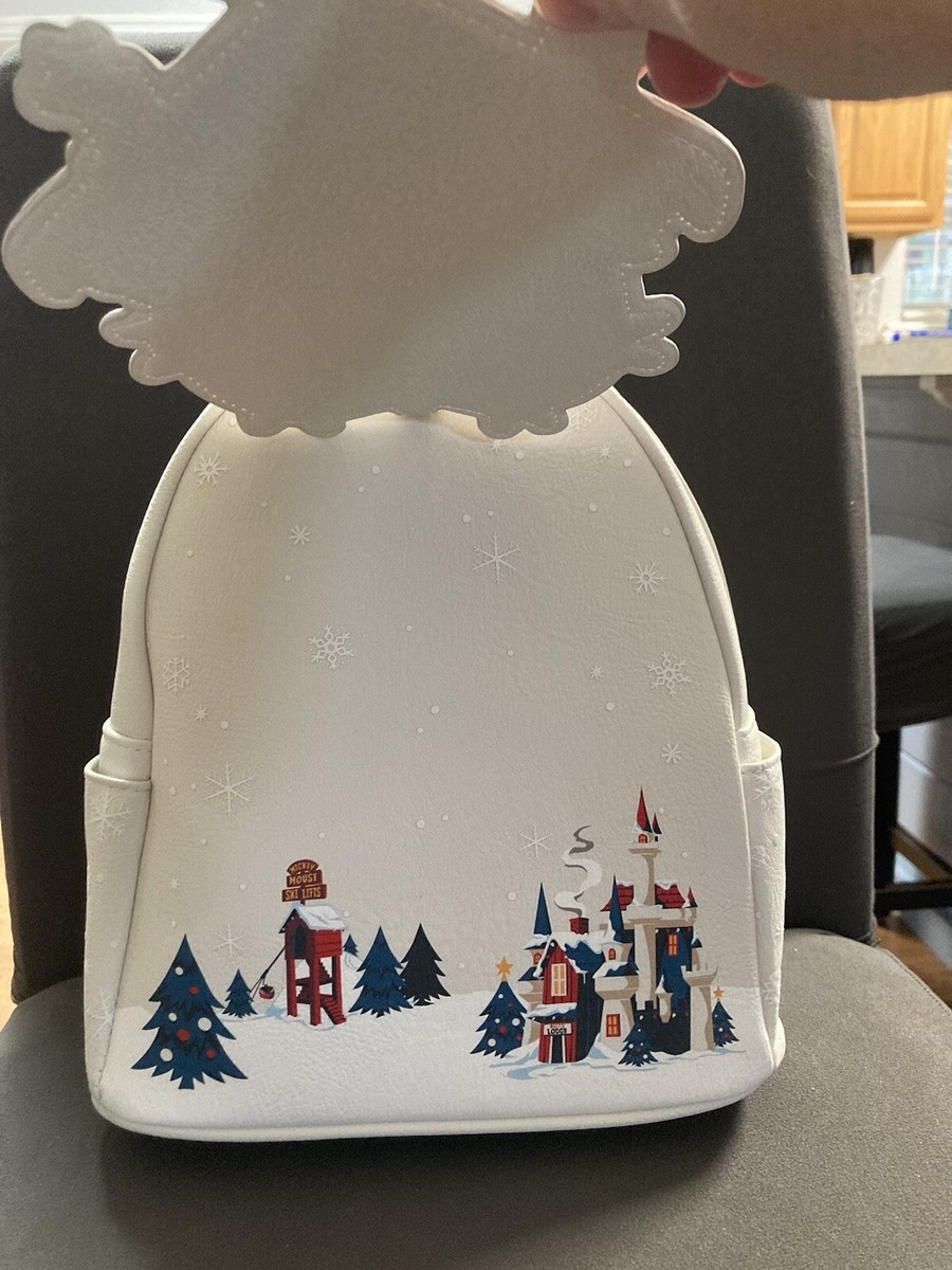 Disney Parks Christmas Ski village loungefly backpack | eBay