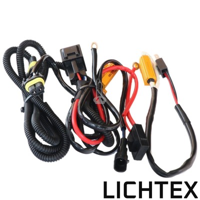 12V HID Xenon KIT Umbausatz Kabelbaum Relais 40A Universal Anti Flackern Canbus