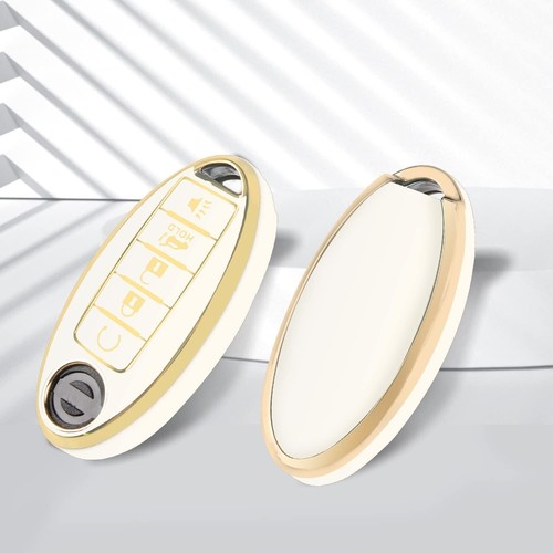Elegante Funda Llavero con Llavero de Cuero - Perfecto para Coches Nissan e Infiniti - Imagen 9 de 10