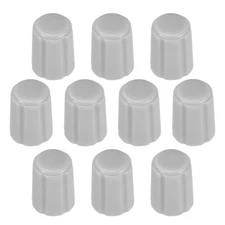 10pcs D type 6mm Potentiometer Control Knobs For Guitar Volume Tone Knobs Grey