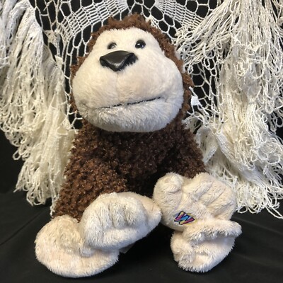 Ganz Webkinz Cheeky Monkey Retire Plush Fluffy Brown Clean Stuffed HM080 No Code
