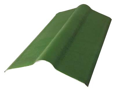 Colmo per Lastre Ondulate Copertura Tetti Onduline Intense Verde 100x33 cm