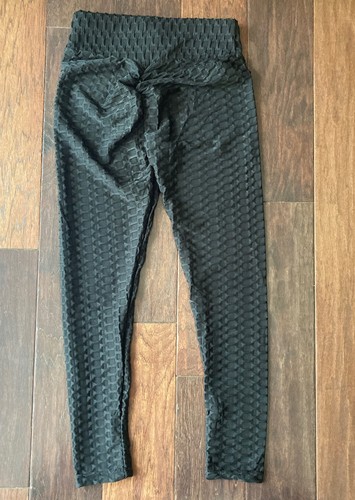 Women's High Waist Yoga Pants Tummy Control Butt Lifting Stretchy M Leggings - Picture 3 of 4