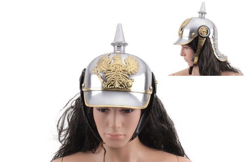 WWI German Pickle Haube Helmet SILVER SCA,SOLID STEEL, NIB - 第 1/1 張圖片