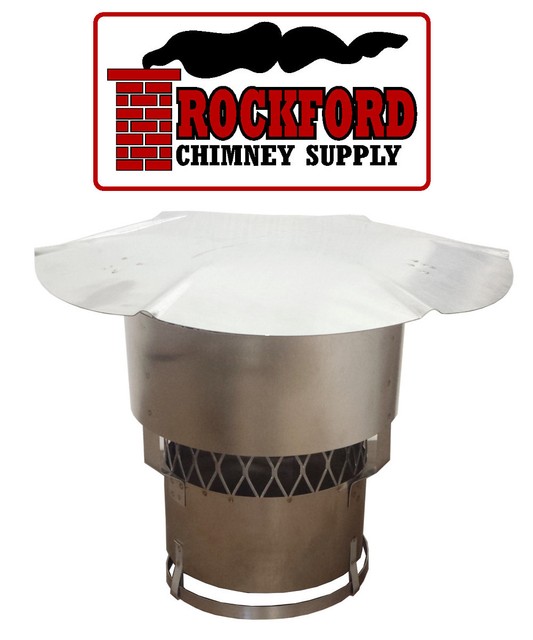 6 in. Round Chimney Rain Cap for Flexible Chimney Liner by RockFlex eBay