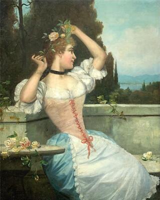 dress art mystery Renaissance courtesan dress