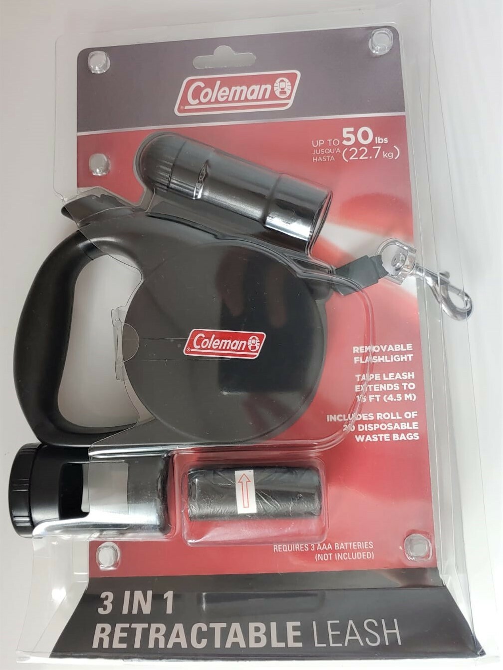 coleman retractable dog leash