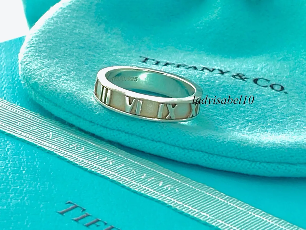 Atlas white gold ring Tiffany & Co Silver size 55 MM in White gold -  36711439