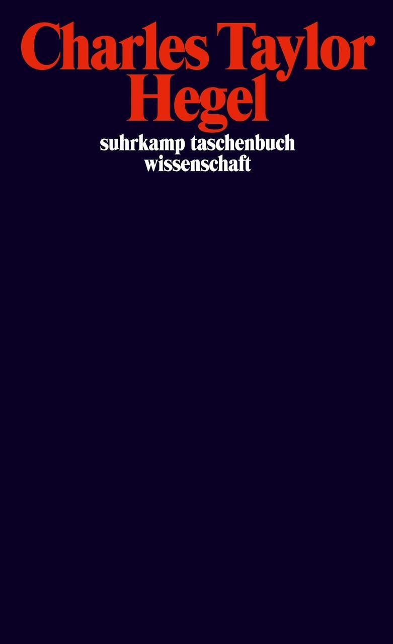Thumbnail - Charles Taylor / Hegel / 9783518280164