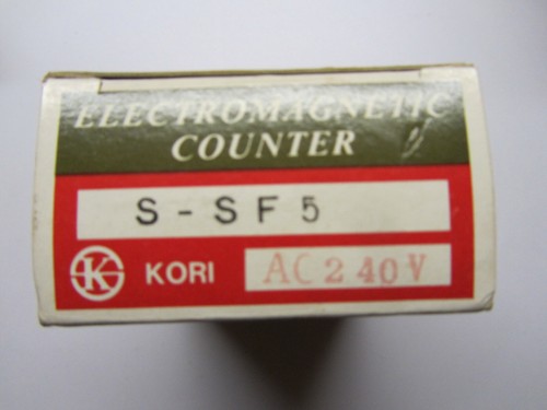 KORI SEIKI S - SERIES ELECTROMAGNETIC COUNTER S-SF5 NEW UNUSED - Picture 6 of 8