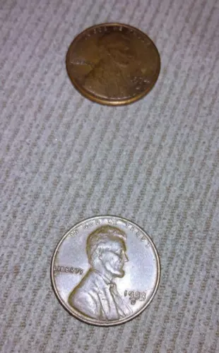 2 PENNIES 1953 D WHEAT 1974 D CIRCULATED CENT PENNY COPPER ESTATE