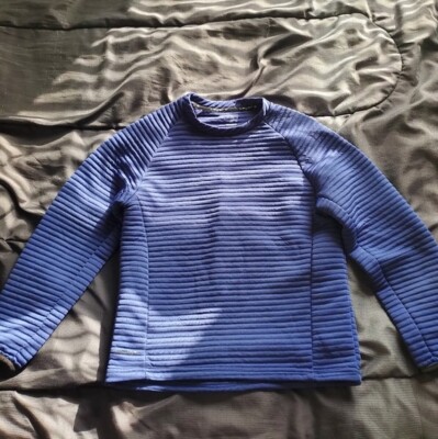 boys 8 long sleeve qwick dry shirt LAYER 8 blue