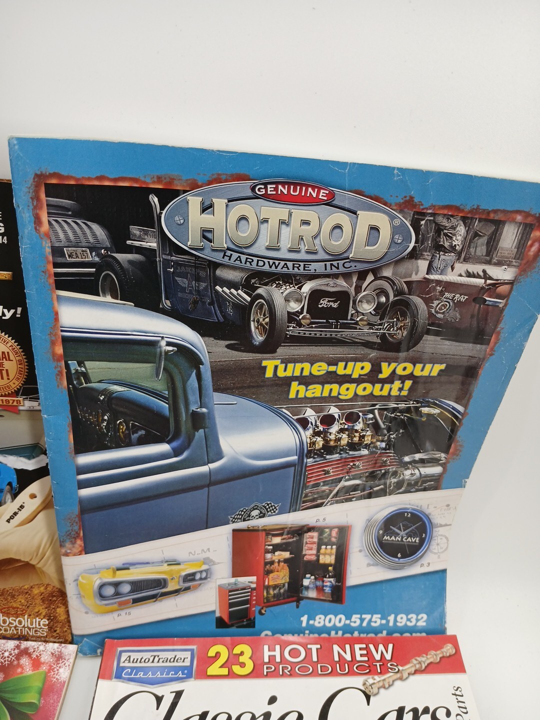 (Lot Of 6) Vintage Books Car Parts Props JEGS.com Classic Cars Hot Rod Magazine 