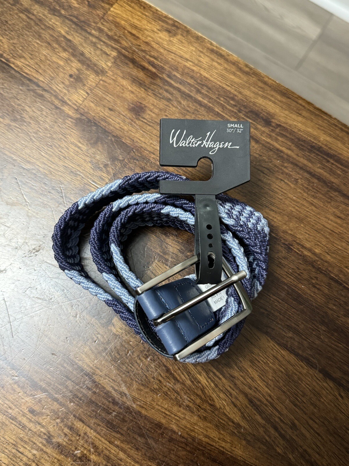 NEW Walter Hagen Men's Multi-Weave Stretch Woven Braided Golf Belt