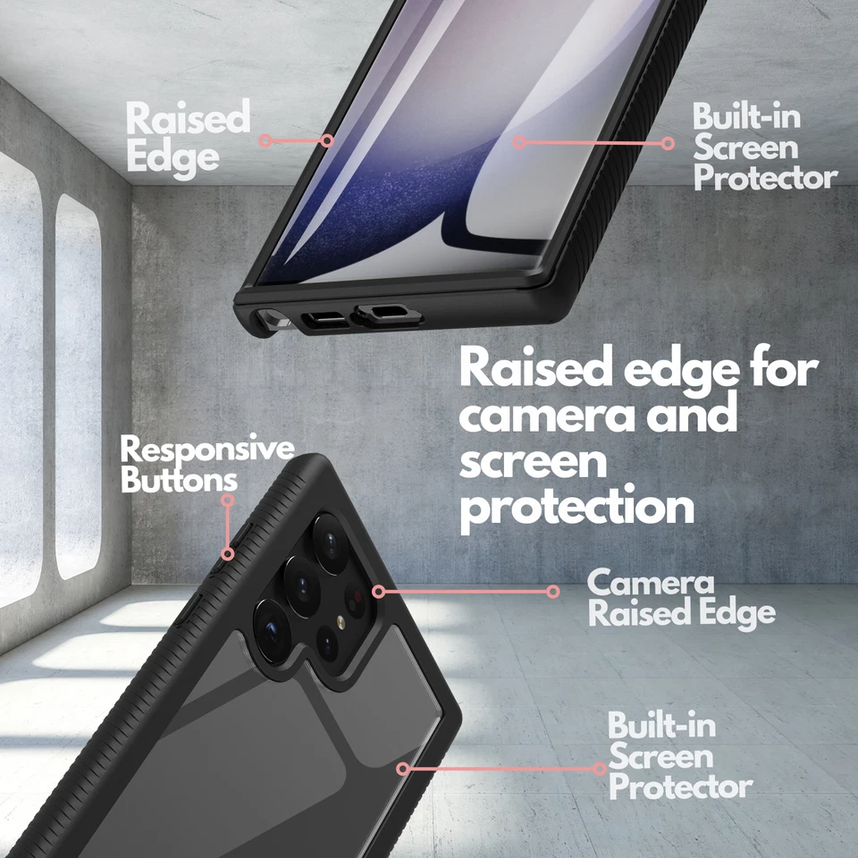 Funda CBUS Resistente con Protector de Pantalla Incorporado para Samsung Galaxy S23 Ultra Foto 3 de 4