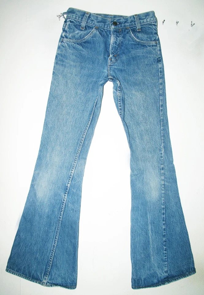 HOT VTG 80-х LEVI'S 684 FLARE BELL низ 35 SCOVILL джинсовой ткани джинсы 26 x 34 * подходит 25 x 31 - Изображение 2 из 4