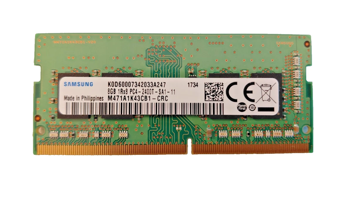 Samsung SO-DIMM Computer PC4-19200 (DDR4-2400) Bus Speed Memory