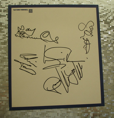 Ian Gillan Band - Japanese Toshiba EMI PROMO Point of Sale Facsimile Autograph