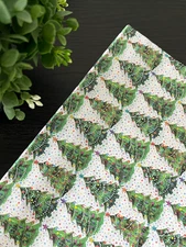 CHRISTMAS TREES Design Tissue Paper Sheets Choose Size & Package Amount
