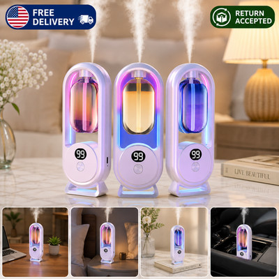 Portable Aroma Diffuser Rechargeable Essential Oil Aromatherapy Diffuser 5 Speed