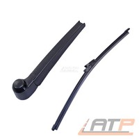 Wischerarm + Scheibenwischer Set Satz Hinten FÜR Vw Polo 9N Bj 01-09