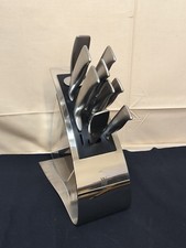 Blocco coltelli WMF Grand Gourmet con coltelli e acciaio per affilare