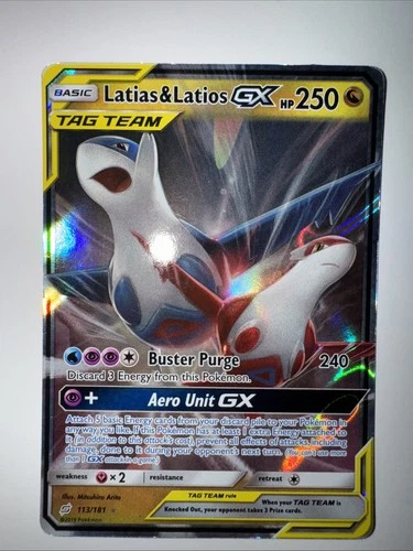 Latias & Latios GX 113/181 Sm-Team Up Holo