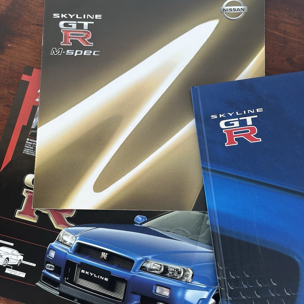 Nissan Skyline R34 GT-R M-Spec & N1 SET of 3 Catalog Brochure