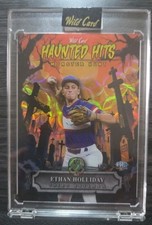 ETHAN HOLLIDAY 2025 Wild Card Haunted Hits Monster Hunt 1/3 Card HHC-EH 