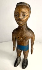 Ewe Venavi Hohovi Togo Ghana Ibeji Figure Woodcarved Vintage MCM #1