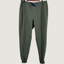 FIGS Tansen Technical Collection Jogger Scrub Pants Mens XL/T Olive Green Moss