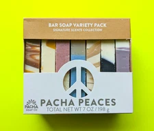 PACHA Peaces Craft Bar Soap Variety Pack - Limited Edition