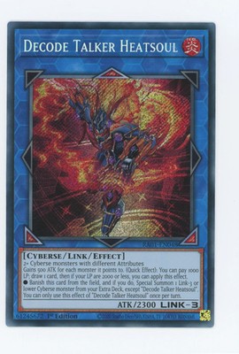 Yugioh RA01-DE048 - Decode Talker Heatsoul - Secret Rare