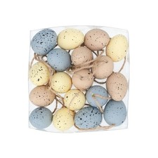 Gisela Graham Speckled Easter Egg Hanging Decorations Set of 18 Spring Decor