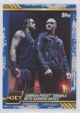 2021 Topps WWE NXT Blue 44/50 Damian Priest Brawls with Karrion Kross #99 d9r