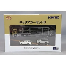 Tomy Tech Trailer Collection 1/150 Carrier Car Set B Ud Trucks Quan / Nissan Glo