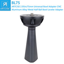Metal75mm Half-Bowl Adapter Bowl Tripod Adapter Tripod Half Ball To Bowl Adapter