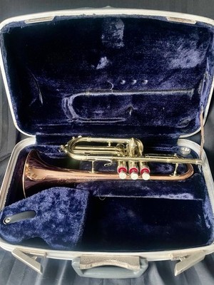 Conn Director Cornet with Copper Bell Mouthpiece and Case