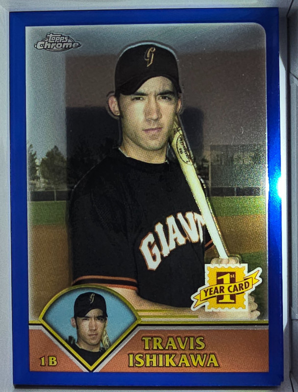 2003 Topps Chrome Traded #T246 Travis Ishikawa First Year Rookie Card