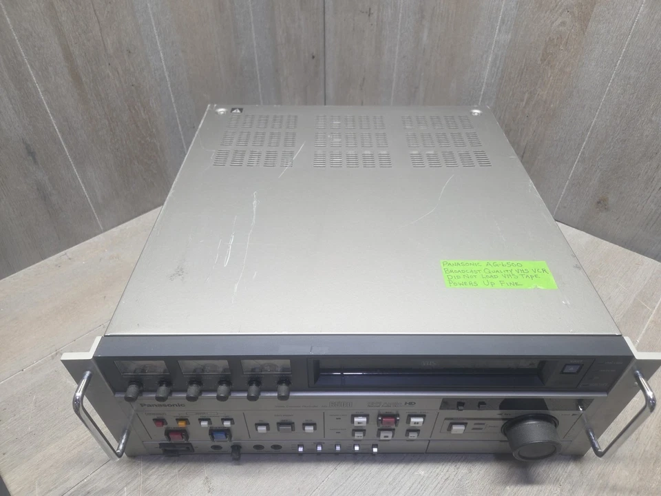 Grabadora de video casete Panasonic AG-6500 -VCR profesional estudio VCR para piezas Foto 4 de 4