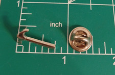 Silver Tone Hammer Pin Tie Tack