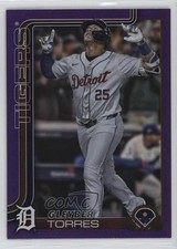 2025 Topps Series 2 Purple Holo Foil 150/250 Gleyber Torres #658 1ki4