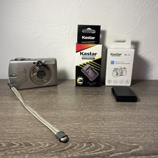 *Read Desc* Canon PowerShot SD500 ELPH Digital Camera 7.1MP, Silver Works Tested