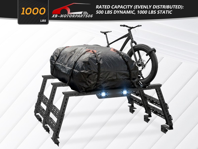 16.8-25" High Bed Racks Truck Cargo Carrier For Tacoma/Tundra/Titan/Frontier/JT